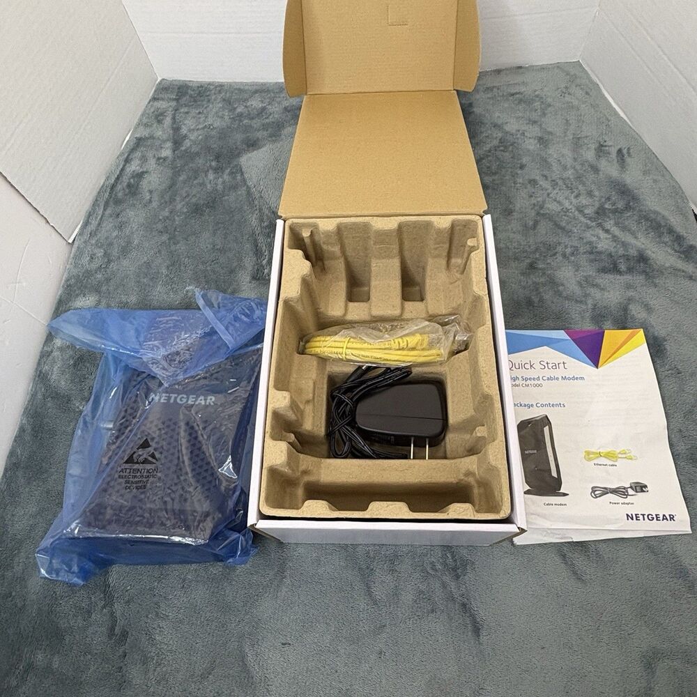 NETGEAR CM1000 High-Speed Cable Modem (Upto 6 Gbps) - Picture 5 of 16